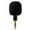 Black, variant on Sound Card New Plug and Play Mobile Phone 3 Pole Mic 3.5mm Metal Mini Microphone Metal Speaker Microphone Mini Microphone RED 3 POLE