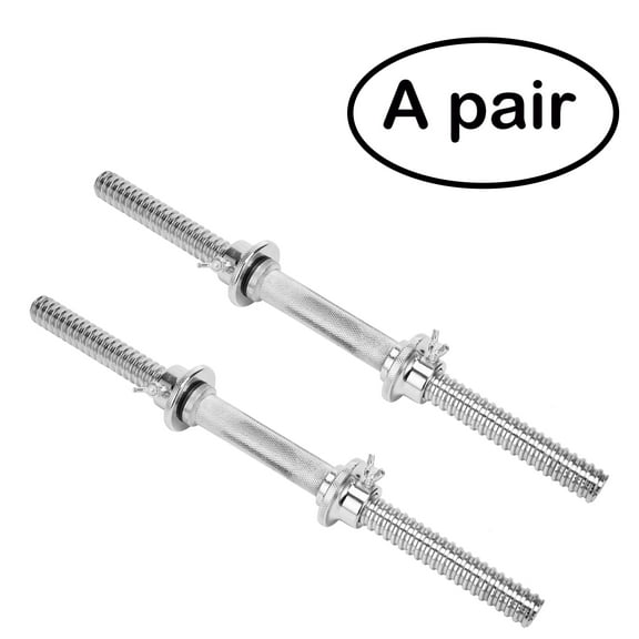 Dumbbell Bars 1 inch 2 Pack Dumbbell Bars 20/17.7/13.7 Inch Adjustable Dumbbell Bar Pair/Threaded Dumbbell Handles 1 inch For Gym Barbells Dumbbell Bars Strength Training