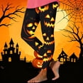 thumbnail image 2 of Stamzod Leggings for Women Tummy Control Slim Fitted Workout Leggings High Waisted Soft Yoga Pants Women Halloween Costume, 2 of 5