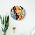 generic Silent Non Ticking 16 inch Round Wall Clocks,Dogs Beautiful
