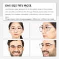 thumbnail image 4 of Gafas de seguridad redondas con estilo antivaho, protectores laterales, protección ocular UV, gafas de bloqueo de luz azul HD, cómodas gafas de laboratorio transparentes (blanco), 4 of 5