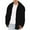 Black, variant on Men's Jacket Full Zip Open Front Coat Lightweight Warm Outdoor Casual Lined Pockets Wind Black 3XL