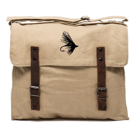 Fly Fishing Lure Hook Army Heavyweight Canvas Medic Shoulder