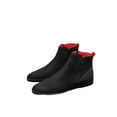 thumbnail image 4 of Men TAYNO Chelsea Chukka Micro Suede Soft Comfortable Zip up Boot Coupe Black, 4 of 6