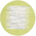 thumbnail image 2 of SAFAVIEH Montauk Tennyson Braided Border Cotton Area Rug, Ivory/Citron, 6' x 6' Round, 2 of 5