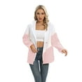thumbnail image 2 of Liquidation! Veste Mince de Printemps pour Femmes Mode Veste Imperméable Manteau Isolé Coupe-Vent Extérieur Noir 2TG, 2 of 9