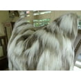 thumbnail image 3 of Thomas Collection Ivory Beige Gray Luxury Fox Faux Fur Throw Pillow - 17405, 3 of 4