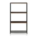 thumbnail image 3 of Furinno FM6011R-4DW Modern Lifestyle 4-Tier Storage Shelves, Dark Walnut, 3 of 3