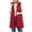 #1 Red, variant on PFRNLF Long Puffer Vest for Women Winter Sleeveless Puffy Jacket Casual Quilted Hooded Warm Outerwear