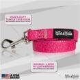 thumbnail image 5 of Mila & Maia Dog Collar and Leash Sets, Collar and Leash for Small Dogs, Vivid Pink, Includes a Poop Bag Dispenser and Holder, L, 5 of 6