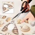 thumbnail image 6 of Yayeee Faucet Mat for Kitchen Sink 30" Diatomite Long Splash Guard Pad, Beige Watercolor Seashells, 6 of 7