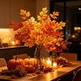 thumbnail image 5 of 2 Pack Artificial Maple Leaf Bouquet, Fall Harvest Thanksgiving Decor, Vase Filler Photography Props For Indoor Outdoor Gift, 5 of 6
