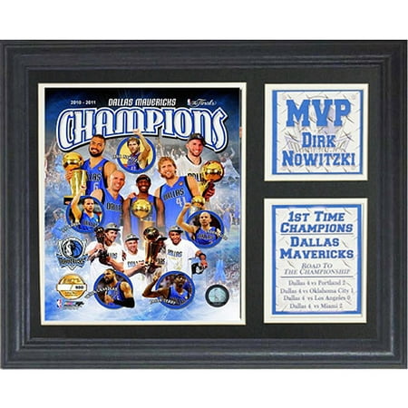 NBA Dallas Mavericks Champions Deluxe Frame, 11x14