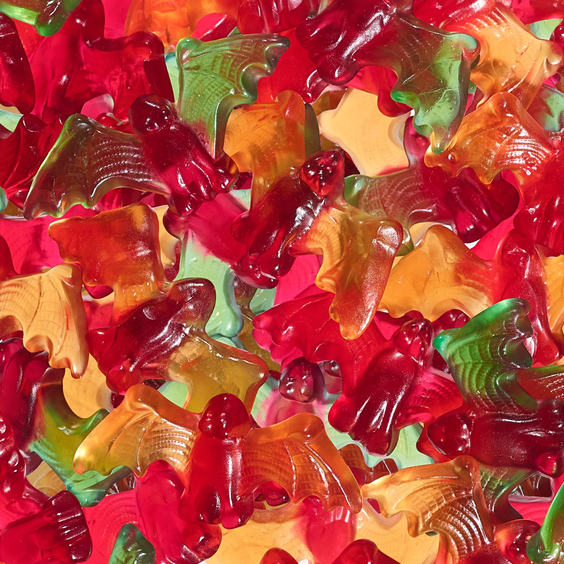 (2 pack) HARIBO Sweet or Scary Halloween Assorted Fruit Flavor Gummy Candy, 21.1oz, 45ct Mini Gummy Pouches