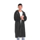 thumbnail image 3 of Impermeables reutilizables para mujer y hombre, ponchos de lluvia con capucha y cierre de botones. Negro, 3 of 9