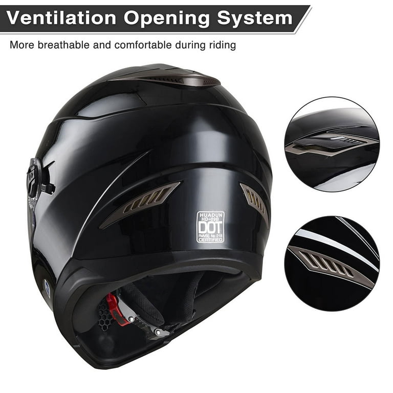 AHR RUN-F1 DOT Motorcycle Full Face Helmet Dual Visors Sun Shield Lightweight ABS Air Vent Motorbike Touring Sports - Walmart.com AHR RUN-F1 DOT Motorcycle Full Face Helmet Dual Visors Sun Shield Lightweight ABS Air Vent Motorbike Touring Sports - Walmart.com