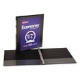 thumbnail image 7 of "Economy View Binder With Round Rings , 3 Rings, 0.5"" Capacity, 11 X 8.5, Black, (5705) | Bundle of 10 Each", 7 of 7