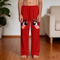 thumbnail image 5 of ATOGUTA Boys Baggy Pants Funny Graphic Sweatpants Athletic Sports Pants for Kids Size 4T-14, Red, 5 of 5