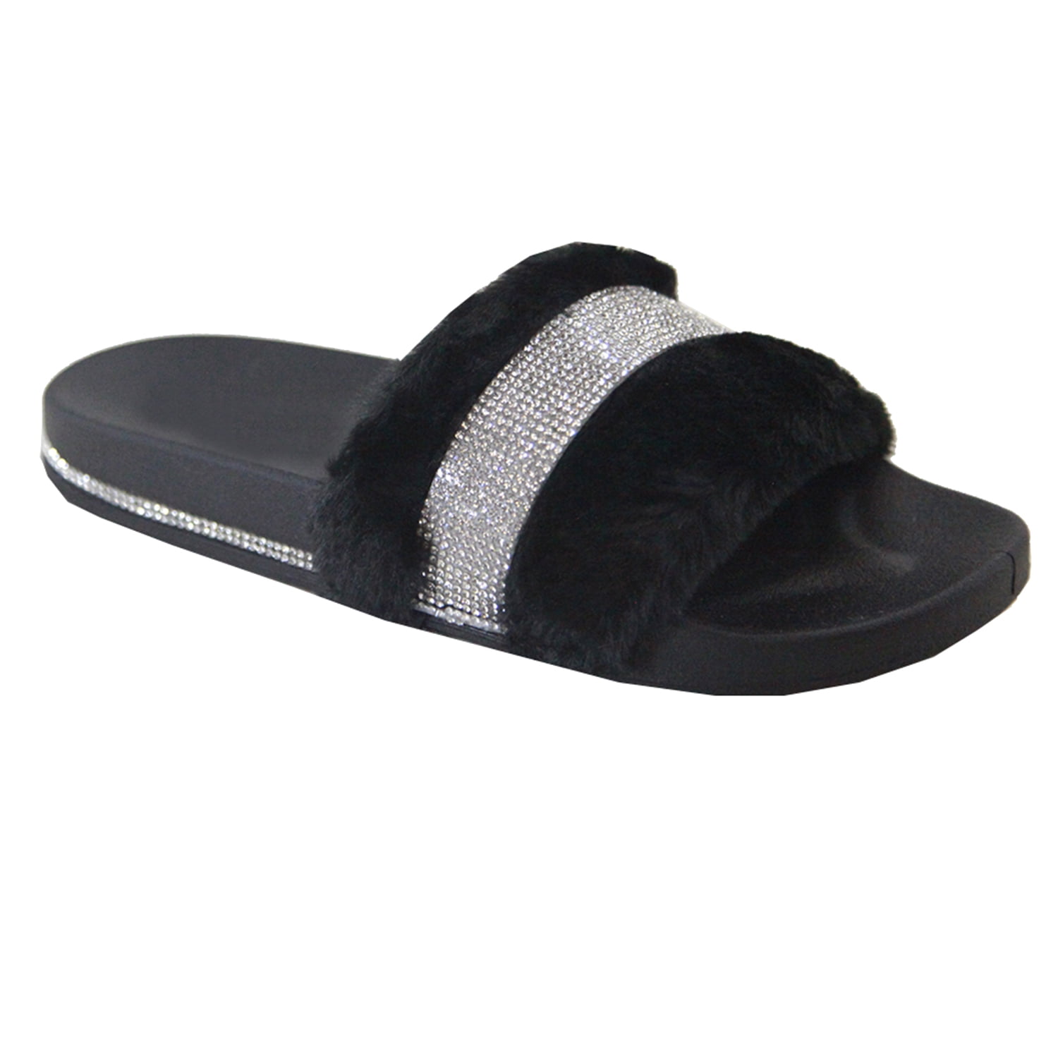 adidas fluffy slides
