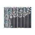 thumbnail image 1 of YUSDECOR Beautiful Tree Navy Window Curtain Kitchen Curtains Window Treatments 26x39 inch,Set of 2, 1 of 3