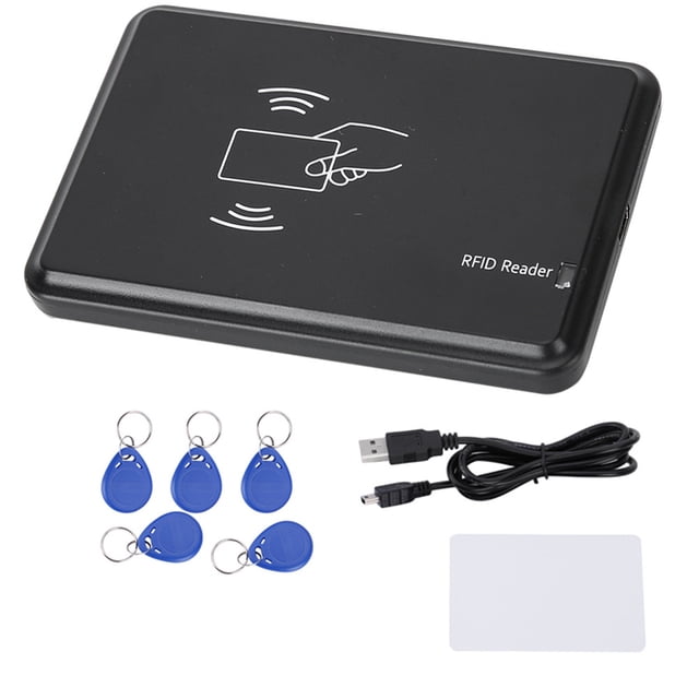 Lector Y Escritor RFID USB 125 KHZ NikouMX con 5 Etiquetas para Llave
