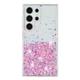 thumbnail image 4 of Compatible with Samsung Galaxy S23 Ultra Bling Case Glow in The Dark Noctiluncent Fluorescent Luminous Phone Case Women Girls Girly Glitter Sparkling Slim Soft TPU Bumper Protective Cover,Pink, 4 of 6
