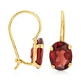 thumbnail image 3 of Ross-Simons 3.00 ct. t.w. Garnet Drop Earrings in 14kt Yellow Gold, Women's, Adult, 3 of 8