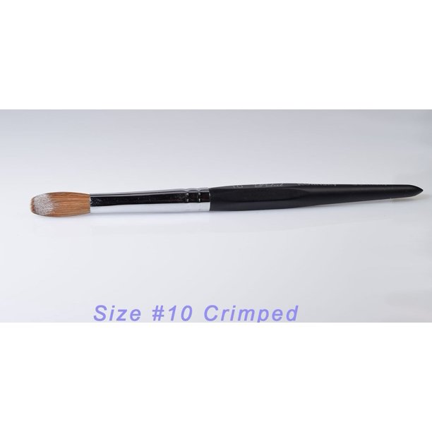 Black Six Angles Handle Kolinsky Acrylic Nail Brush For Manicure Powder Crimped Size 16 Walmart Com Black Six Angles Handle Kolinsky Acrylic Nail Brush For Manicure Powder Crimped Size 16 Walmart Com