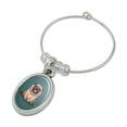 thumbnail image 2 of Pug Sticking Out Tongue Wine Glass Oval Charm Drink Marker, 2 of 3