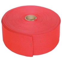 Bulk-Strap Webbing,Polypropylene,2" W,Red P02102R