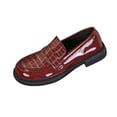 thumbnail image 2 of Miluxas Women's Penny Loafers - Chunky Platform Slip-On Shoes for office Work & Business Casual - Comfortable Dressy Fashion Loafers Wine 5.5(36), 2 of 9