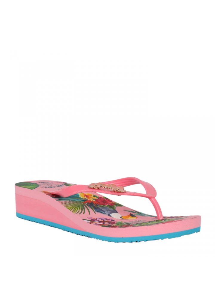 wedge flip flops walmart