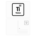 thumbnail image 1 of Ti - elemento químico Chem ciencia Set cumpleaños gracias tarjeta postal correo lado 20pcs, 1 of 3