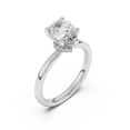 thumbnail image 2 of Ammo Jewel 2.3 Ct Pear Cut Diamond Hidden Halo Engagement Ring - 14K White Gold Plated Ring - Dazzling Lab-Created Diamond - Elegant Women's Bridal Ring - Perfect Gift for Her on Special Occasions, 2 of 3