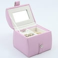 thumbnail image 4 of Bog Jewelry Rings Organizer Earrings Necklace Storage European Container Bracelet Fashionable Showcase Makeup Gift Pink, 4 of 10