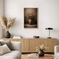 thumbnail image 5 of Framed Canvas Print Vintage Floral Wall Art Dark Academia Decorative for Living Room Bedroom - 24"x36" NATURAL, 5 of 8