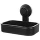 thumbnail image 2 of Soporte para plato de jabón Dispensadores de ahorro de jabón de succión Ventosa de vacío Barra de soporte de esponja de jabón para ducha, bañera y fregadero de cocina (negro), 2 of 6