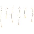 thumbnail image 1 of Glitter Icicle 5 mm Light Set - Pure White, 100 LEDs, 1 of 2