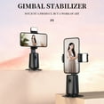 thumbnail image 2 of Riwcyla Auto Face Tracking Tripod Auto,tracking Phone Holder Desktop Selfie Gimbal Stand Rotatable 0.48ibs Load Capacity Face & Body Tracking Gesture Control with LED Fill Light & 1/4in Screw for Vl, 2 of 6