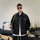 thumbnail image 5 of Chaquetas de mezclilla para hombre, abrigo vaquero de celosía de moda para hombre, ropa holgada de marca Y2k, diseñador, tela elástica, nueva entrega rápida, 5 of 5