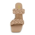 thumbnail image 3 of CUSHIONAIRE Women's Aurora Braided Platform Sandal +Memory Foam, 3 of 5