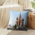 thumbnail image 4 of LALILO Throw Pillow Covers Red Square With Russia Russia Square Cushion Cover 18" x 18", 2 Pack, 4 of 6