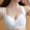 thumbnail image 2 of Sngxgn Lace Underwire Bra, Full-Coverage Lace Bra with Underwire C ups, Plunging Underwire Bra for Everyday Comfort(White,36), 2 of 4