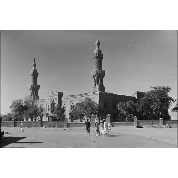 24"x36" Gallery Poster, Sudan Khartoum main mosque 1936