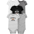 thumbnail image 1 of Carter's 5 Pk Justaucorps à Manches Courtes Mignons, 9 Mois, 1 of 3
