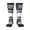 3 Black, variant on Women's Knee High Socks Thin Blue Line Flag America Outdoor Casual Tube Socks
