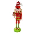 thumbnail image 3 of AMLESO Christmas Nutcracker Figurine Christmas Decoration Decorative Cartoon Nutcracker Gift, 3 of 8