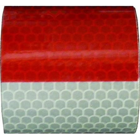 UPC: 0837508003390 | Promar RT-006 Reflective Tape 6Ft Red/Wht