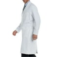thumbnail image 4 of Landau Men's Essential Lab Coats Classic Relaxed Fit Breathable 3 Pockets Button Full-Length Lab Coat Scrub, Style 3138, 4 of 5