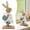 D, variant on Easter Chicken Decoration for Home Farmhouse Hen Decor Chicken Party Decoration Wooden Sign Wood Ornament Hen Craft Table Kitchen Table Decor Easter Crafts DIY Chicken Shape Wooden Hen 1PC 3.7"x4.8"